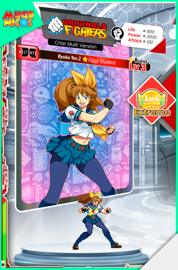 ryuko v2 char mugenicos